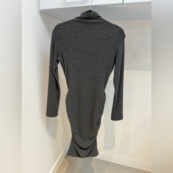 Sundry Brand, jersey knit long sleeve dress with small mock neck - Picture 2 of 3